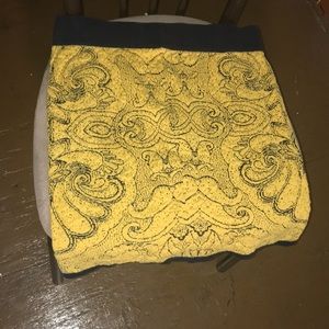 High waste mini skirt